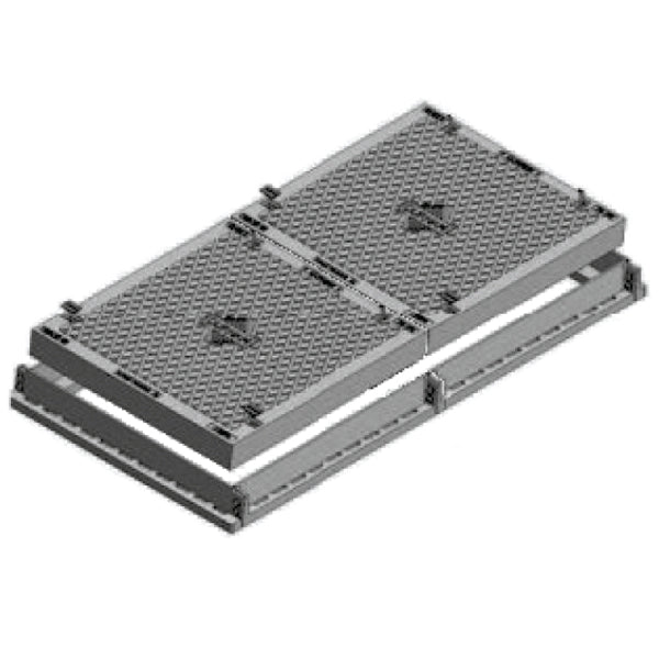 Solid Top 2 Part Cover &amp; Frame - Class D SAC610D-2