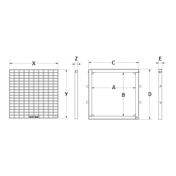 Galvanised Grate &amp; Frame MSC44MT