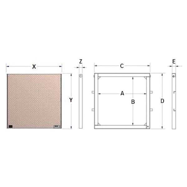 Galvanised Cover &amp; Frame CPC66HT