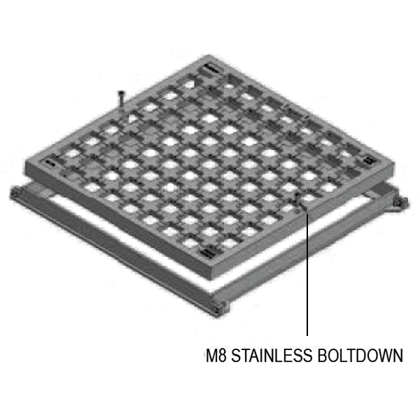 Ductile Bike Safe Grate & Frame - Class B FAG96B - Durham