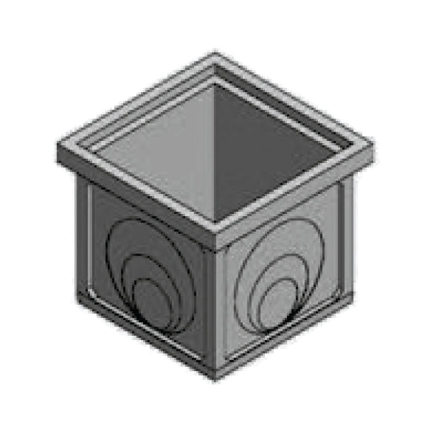 Concrete Pit Stepped wall P666-C - Durham