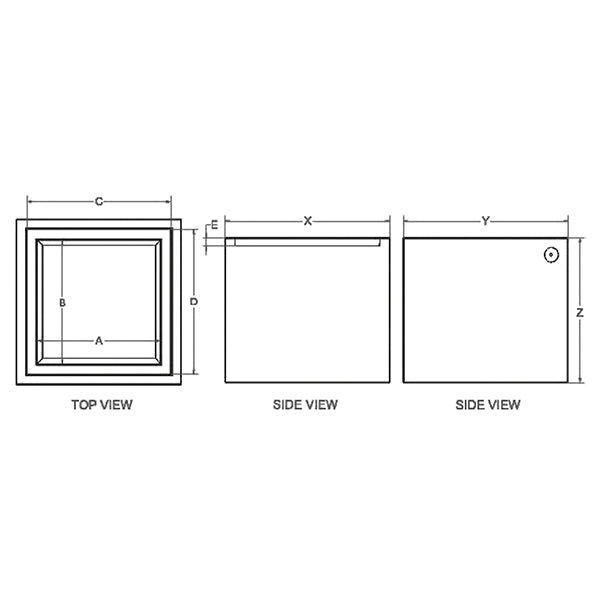 Concrete Riser - 100mm Solid wall R121212-100