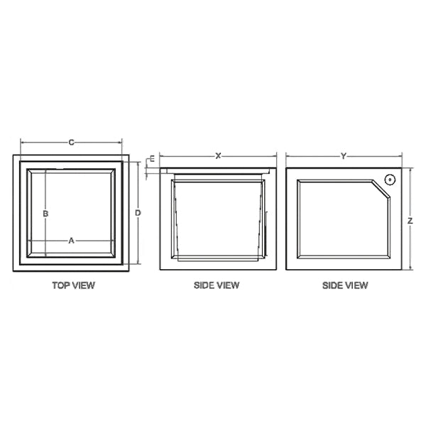 Concrete Riser - 100mm Stepped wall R441-D - Durham