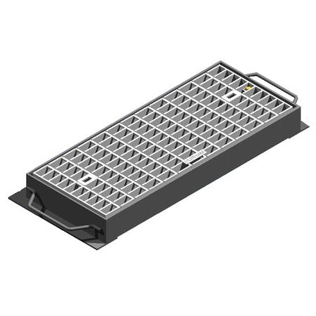 Galvanised Kerb Entry Grate & Frame RTASAS - Durham