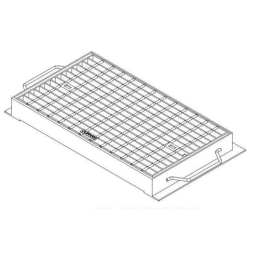 Galvanised RMS Grate &amp; Frame RTASAL