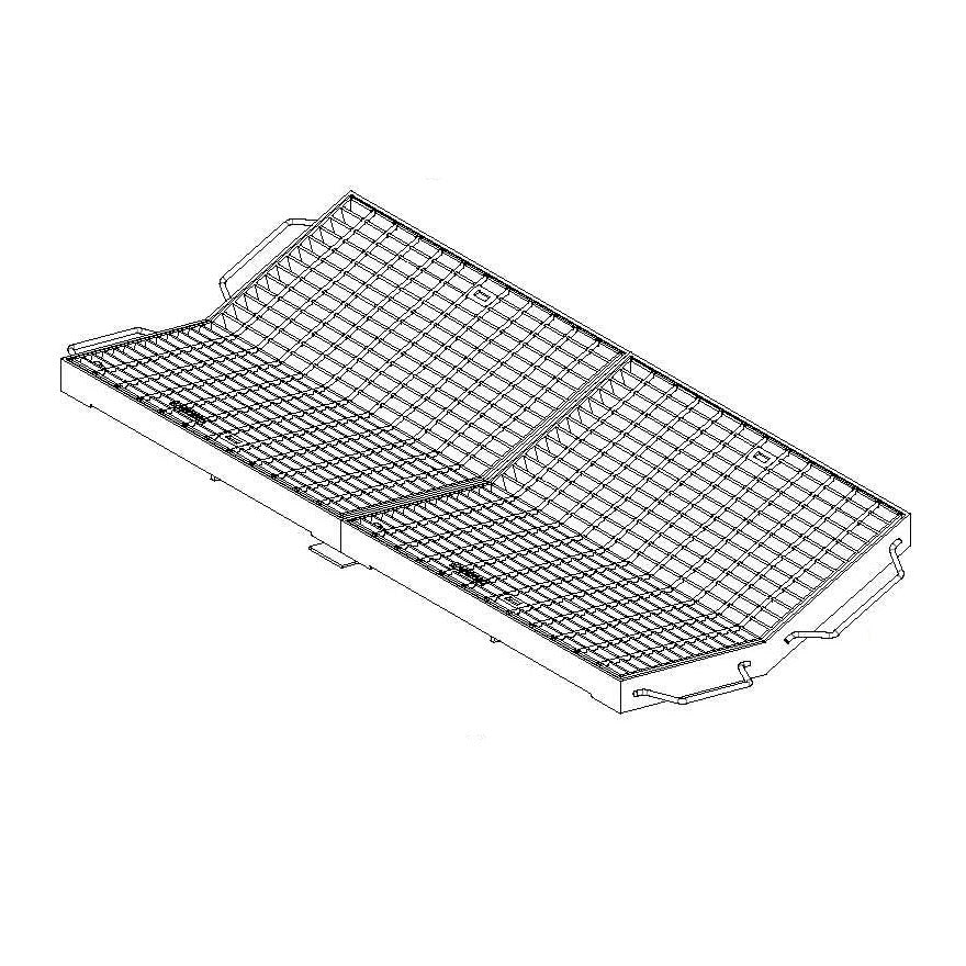 Galvanised Dish Drain Grate &amp; Frame RTASK2