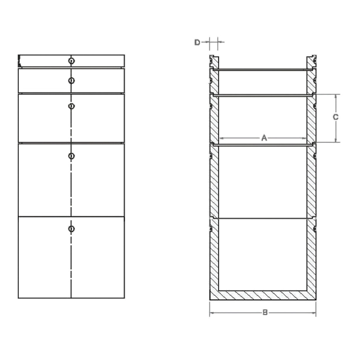 Concrete Round Access Shaft SSR300