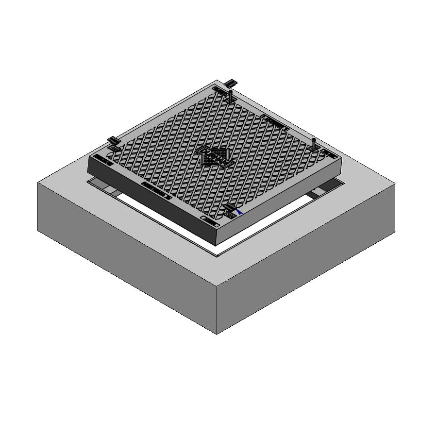 Concrete Surrounds for lids S1515B+SAC1212B-2